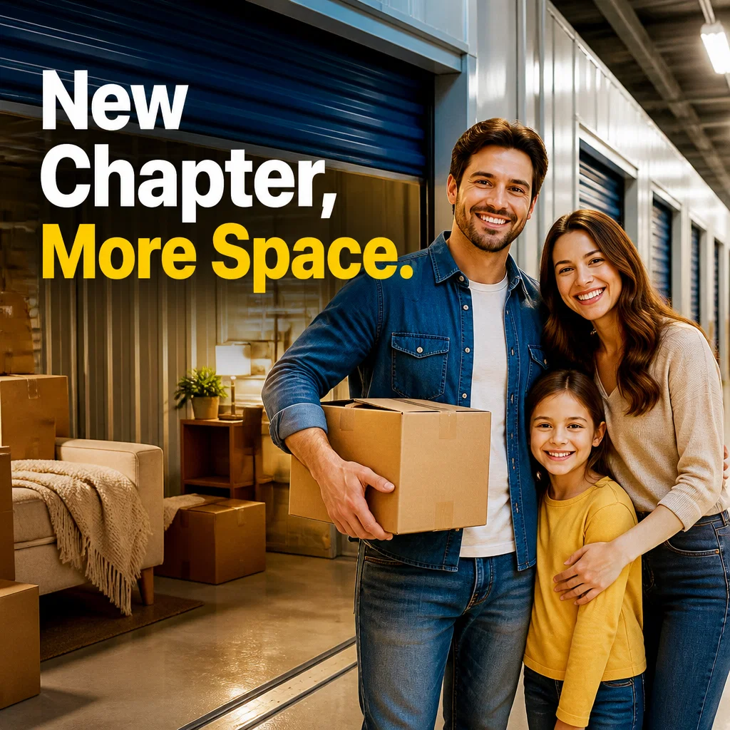 Self Storage ad concept example: The Life Transition