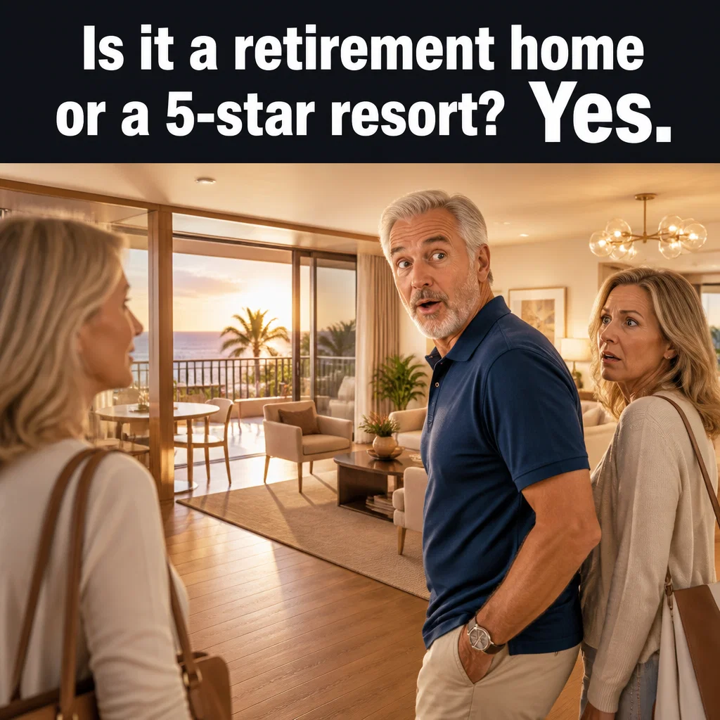 Senior Living meme ad example: The Ultimate Upgrade