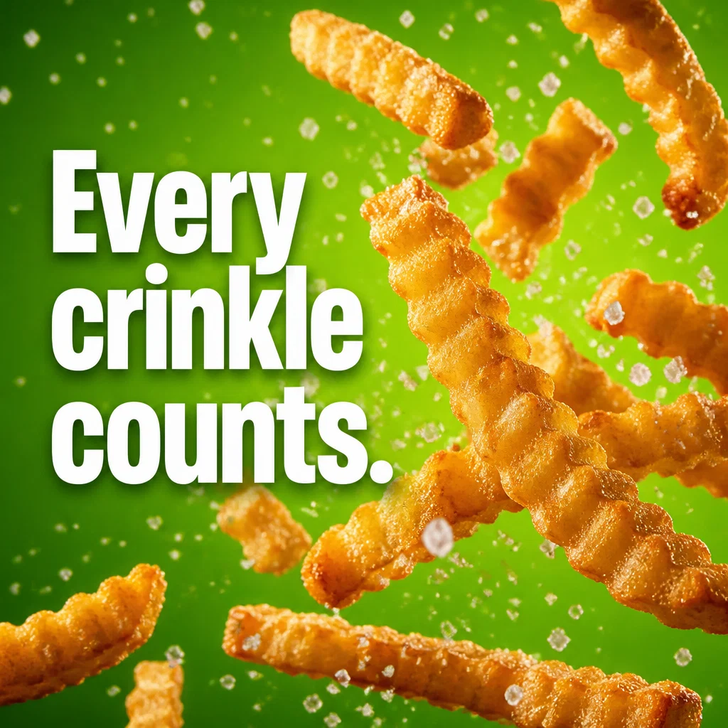 Shake Shack ad concept example: Texture & Crunch