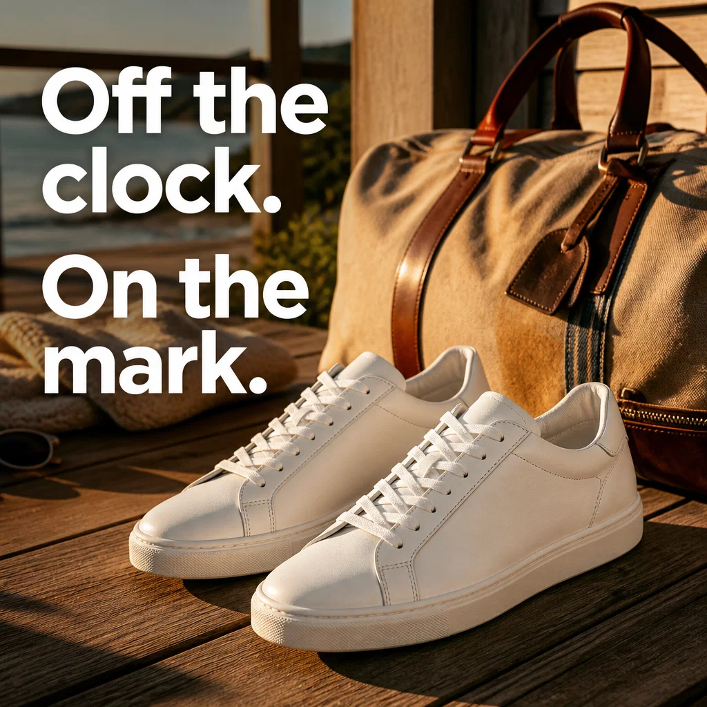 Shoe Store ad concept example: The Weekend Ready