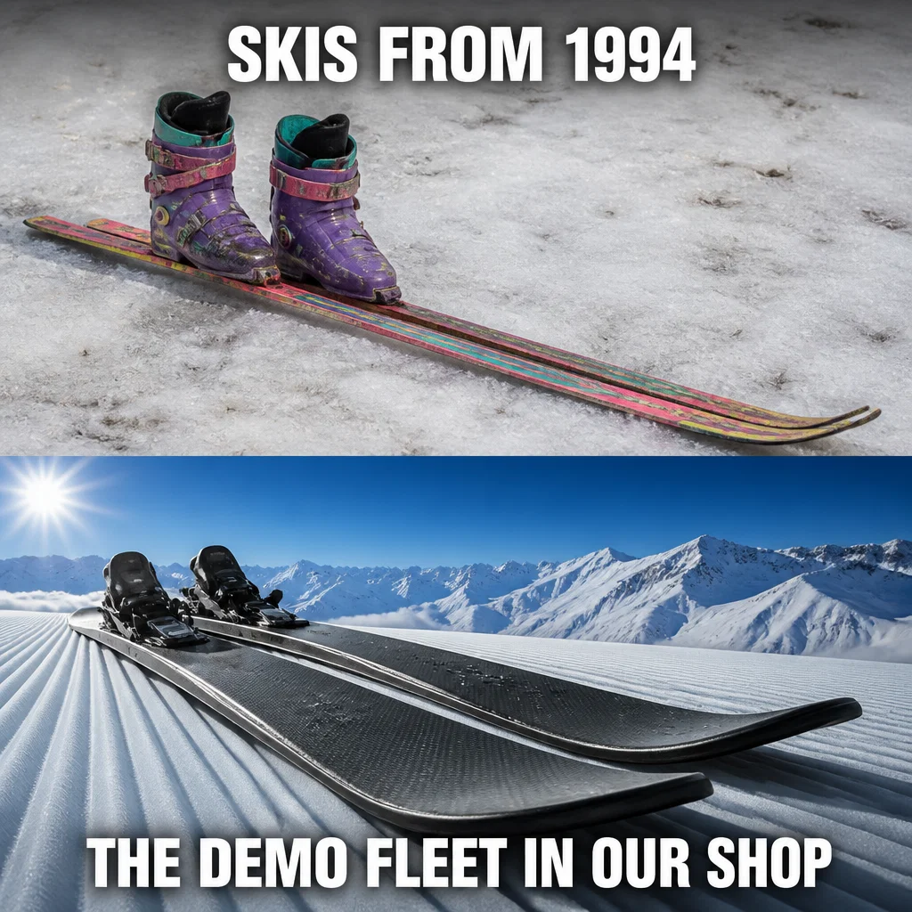 Ski Resort meme ad example: Equipment Envy