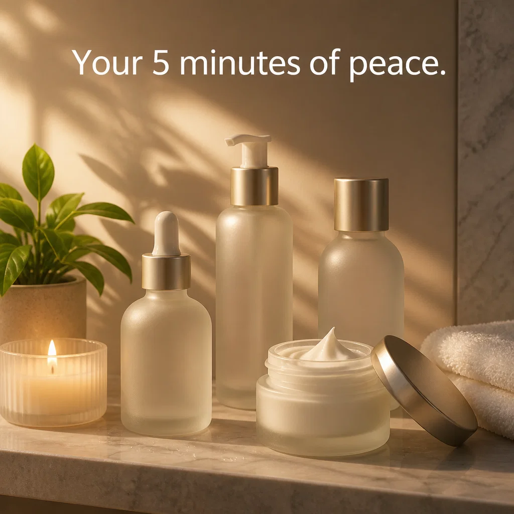 Skincare Brand ad concept example: The Daily Reset