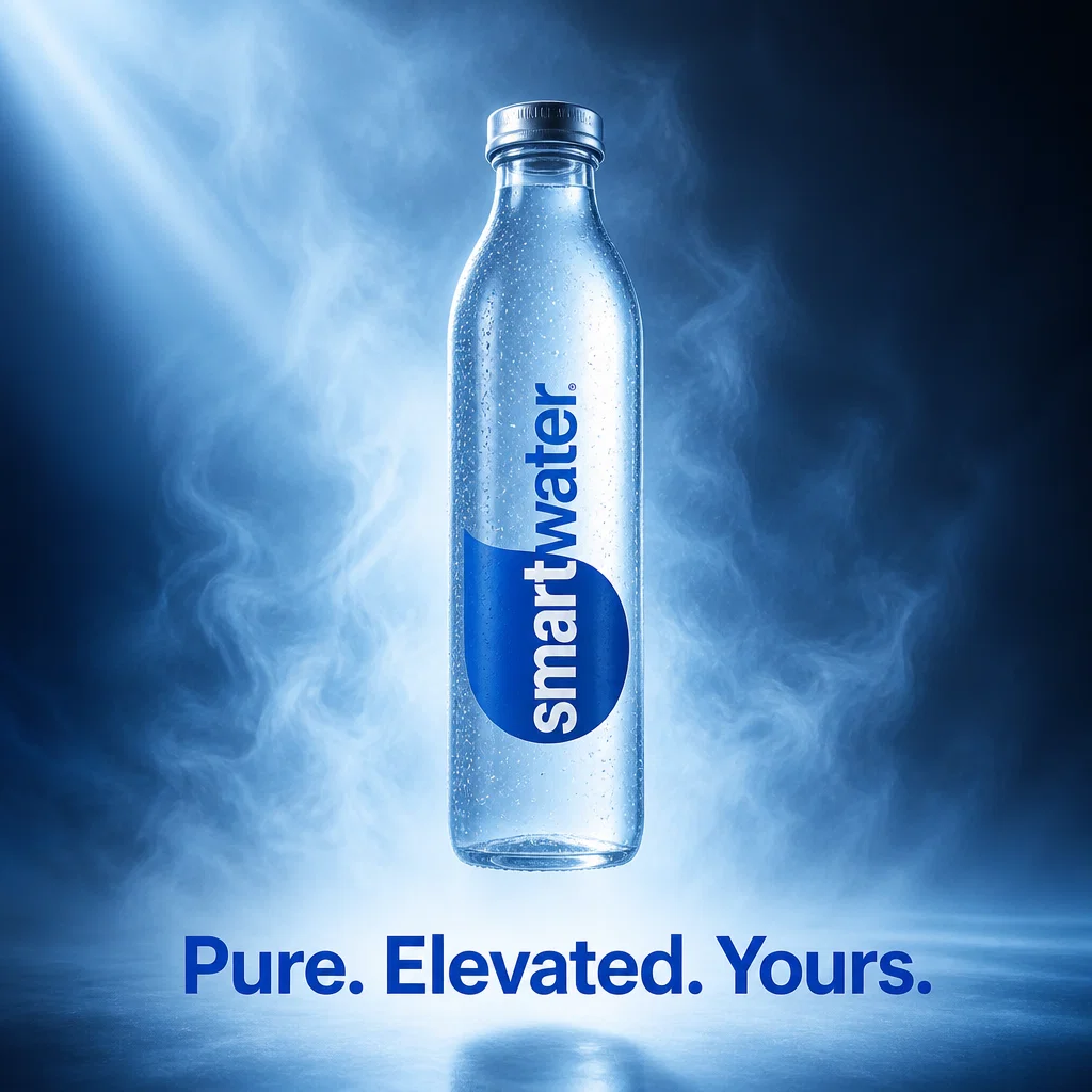 Smartwater ad concept example: Vapor Mist Portrait
