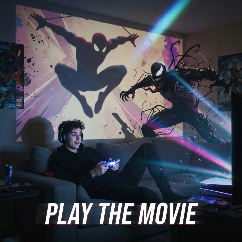 Sony Pictures ad concept example: Gaming-Cinema Hybrid