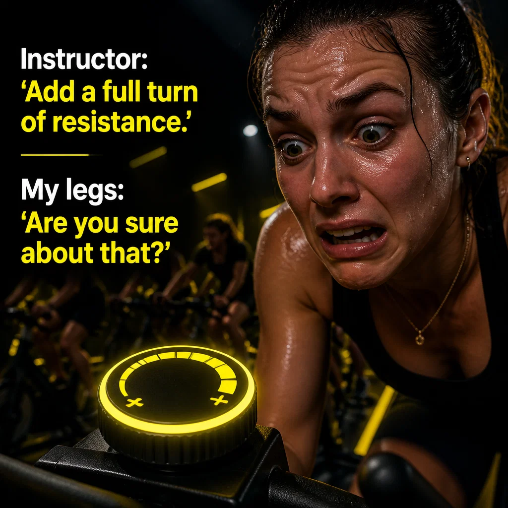 SoulCycle meme ad example: The Resistance Choice
