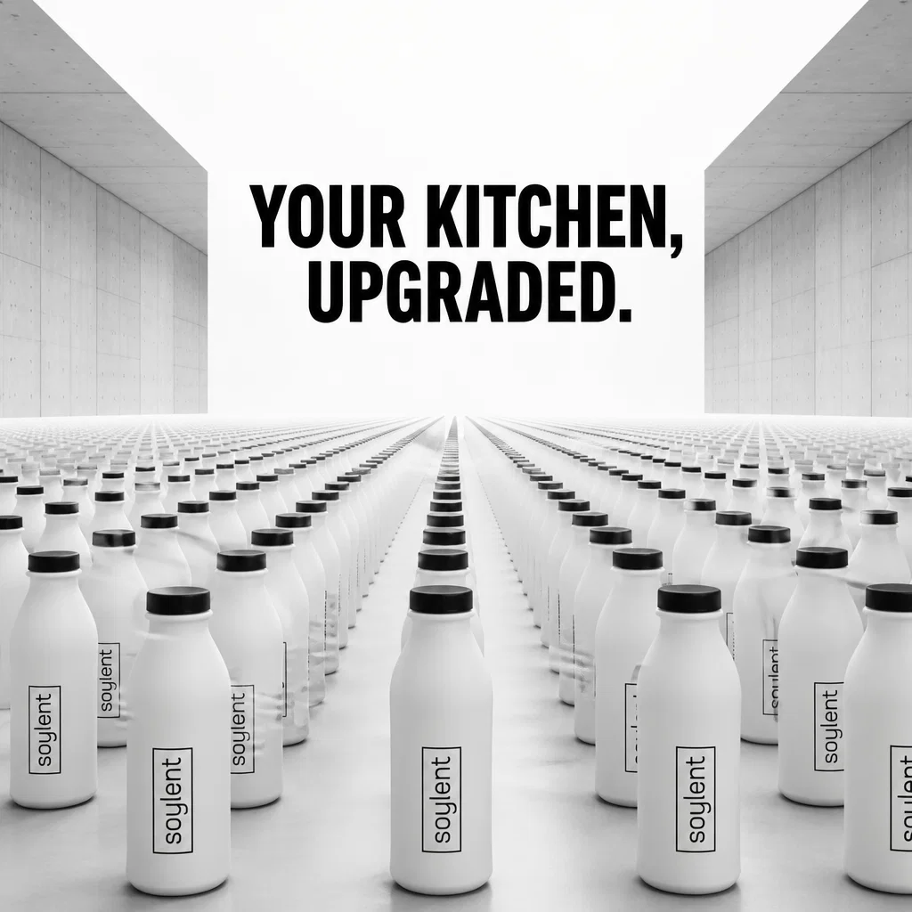 Soylent ad concept example: Future Pantry