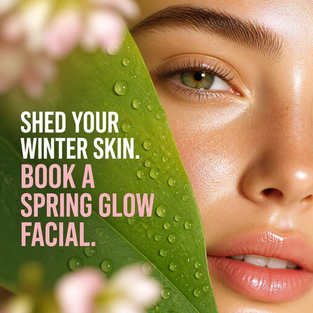 Spring Sale ad concept example: Dewy Radiance