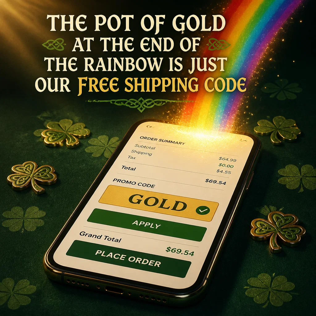 St Patrick's Day meme ad example: The Hidden Gold