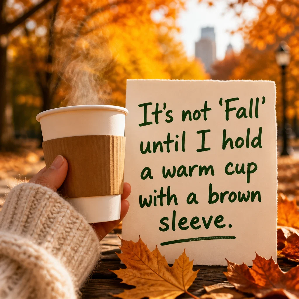 Starbucks meme ad example: The Seasonal Drop