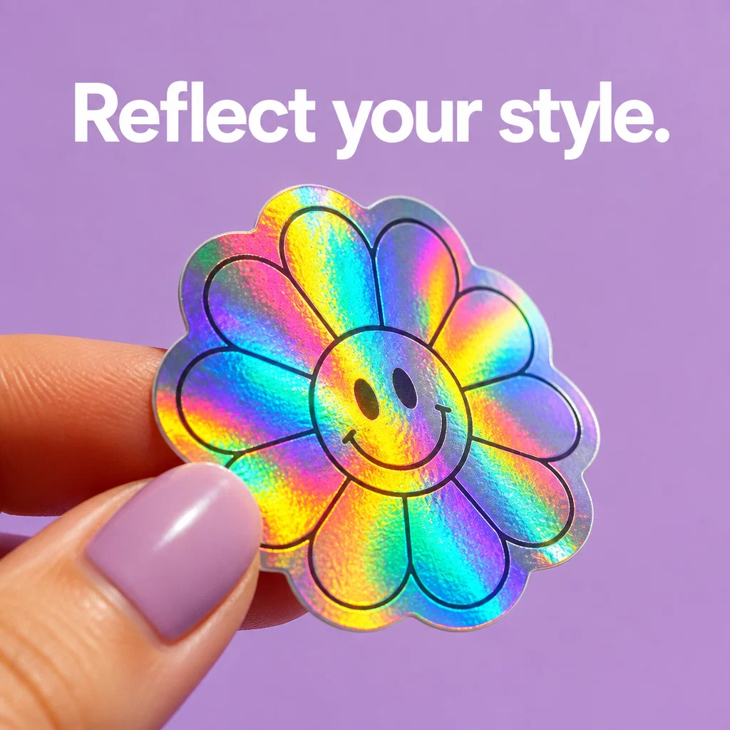Sticker Shop ad concept example: The Light Show