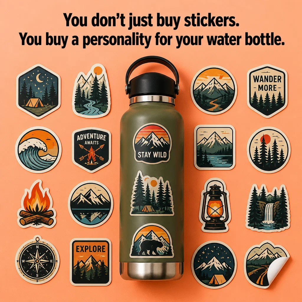 Sticker Shop meme ad example: The Identity Kit