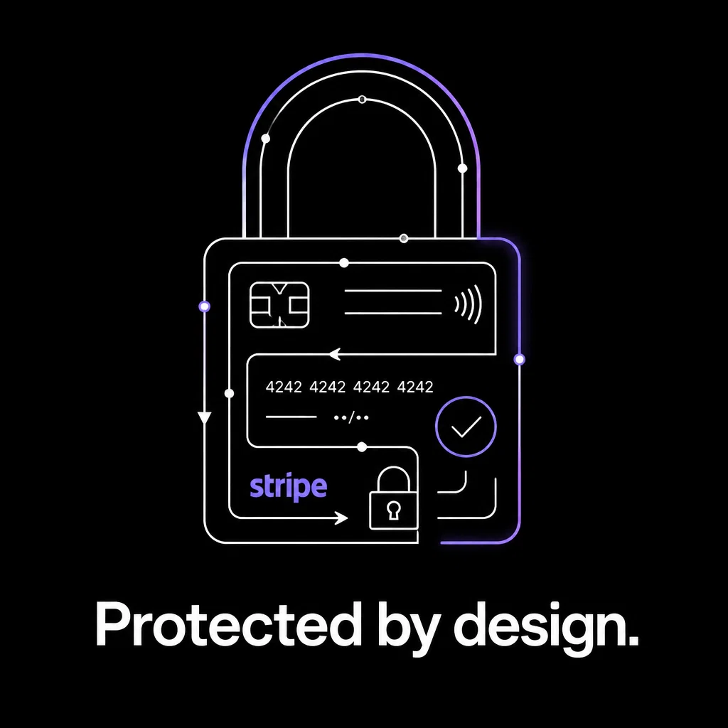 Stripe ad concept example: Trust in Lines