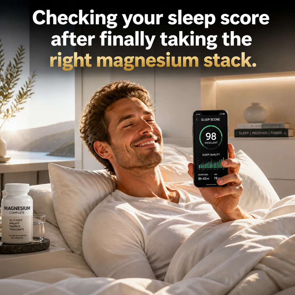 Supplement Brand meme ad example: The Sleep Optimization
