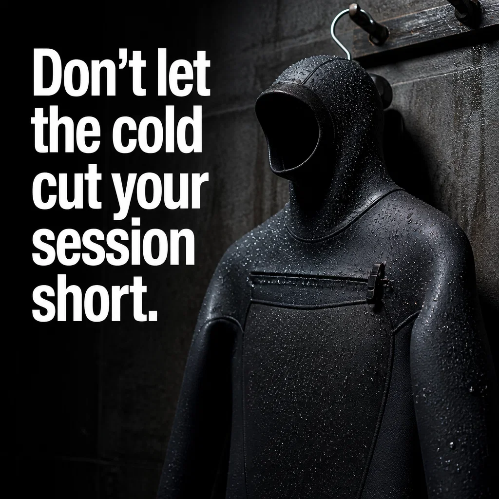 Surf Shop ad concept example: Wetsuit Tech