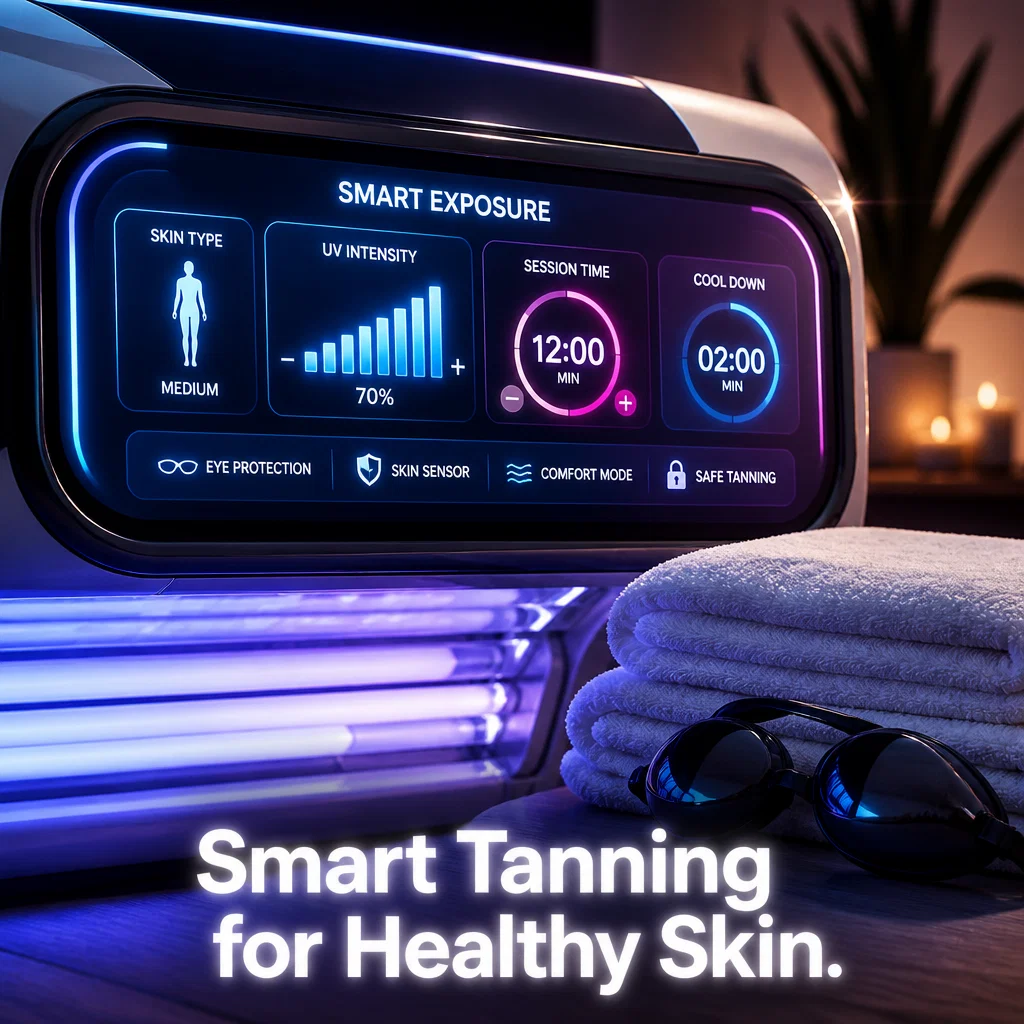 Tanning Salon ad concept example: Advanced Skin Care