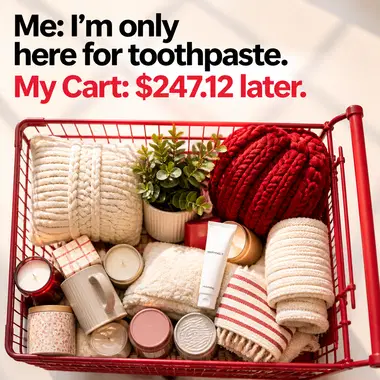 Target meme ad example: The Cart Expansion Paradox