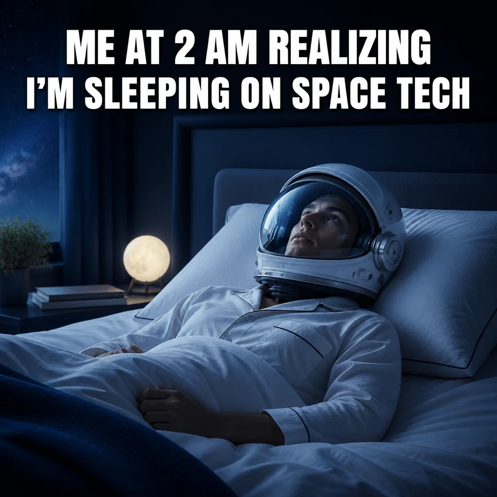 Tempur-Pedic meme ad example: The NASA Connection