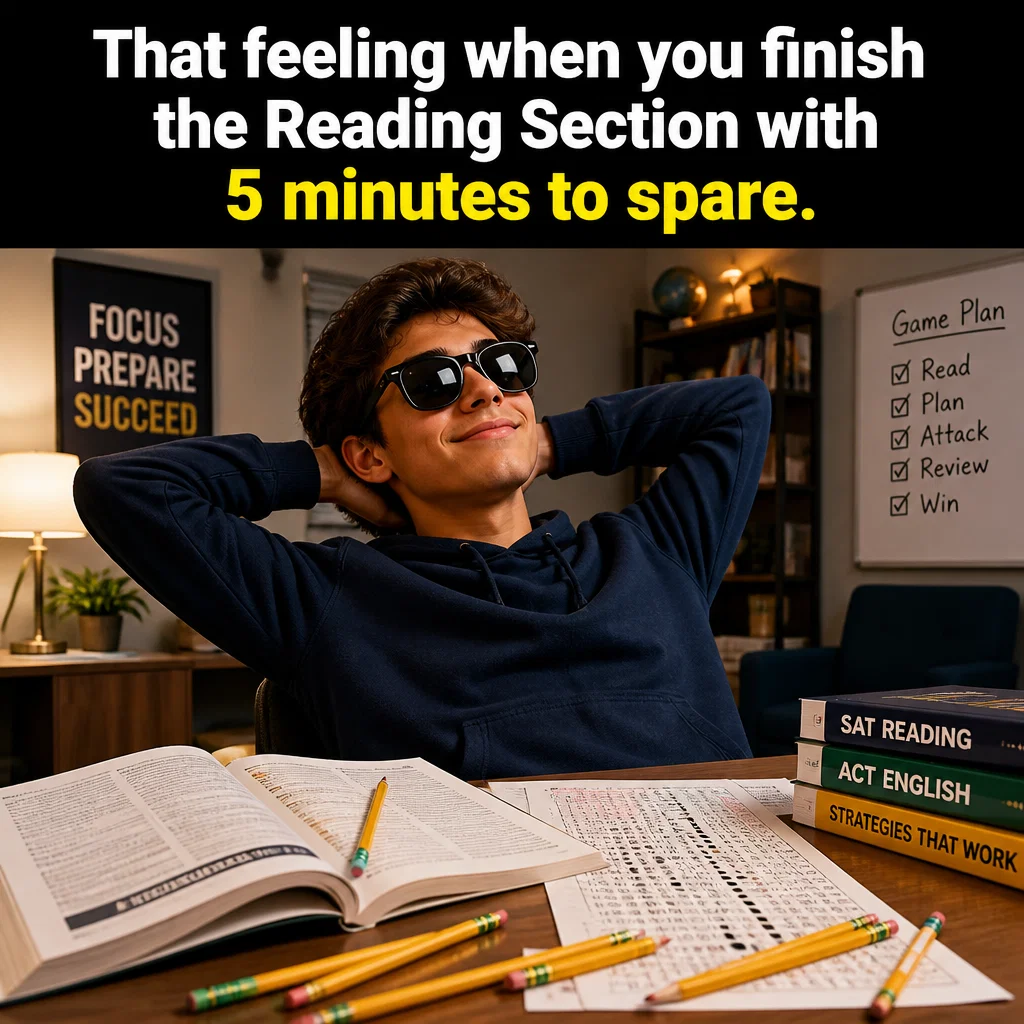 Test Prep meme ad example: The Strategy Win