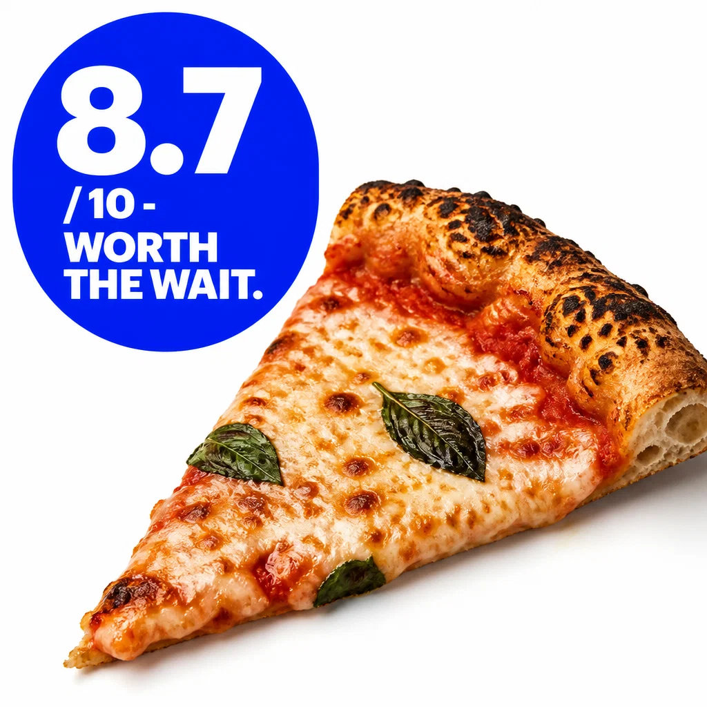 The Infatuation ad concept example: The Rating Breakdown