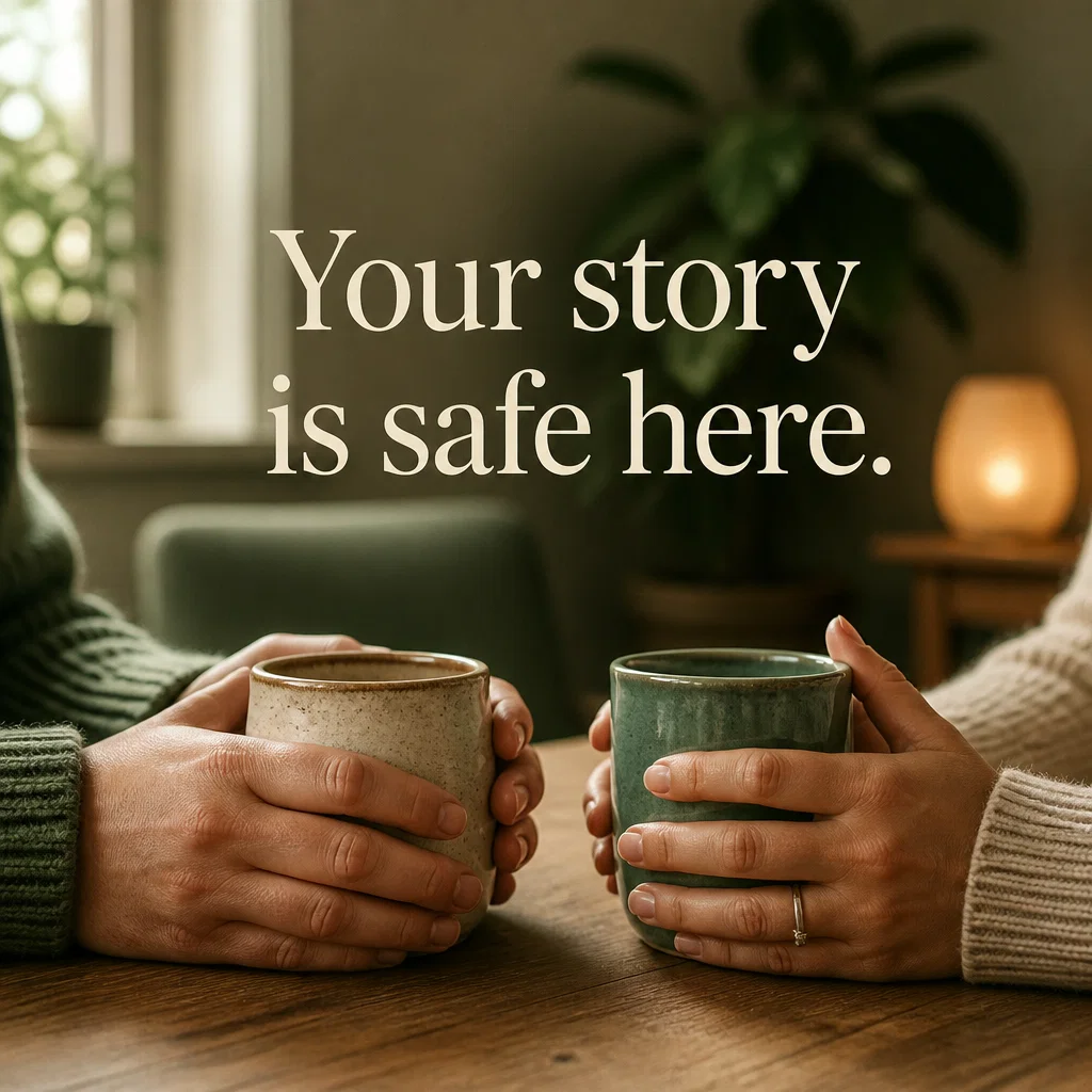 Therapist ad concept example: The Safe Conversation