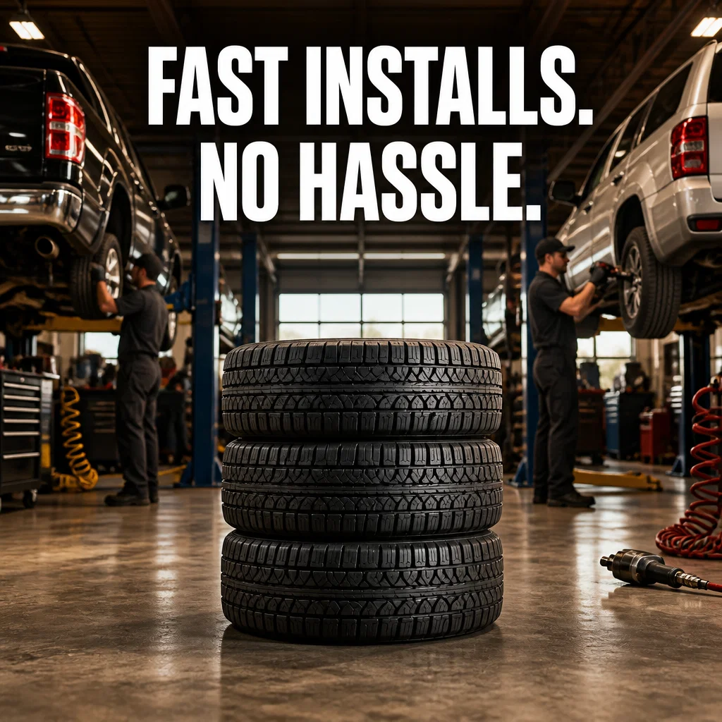 Tire Shop ad concept example: The Shop Aesthetic