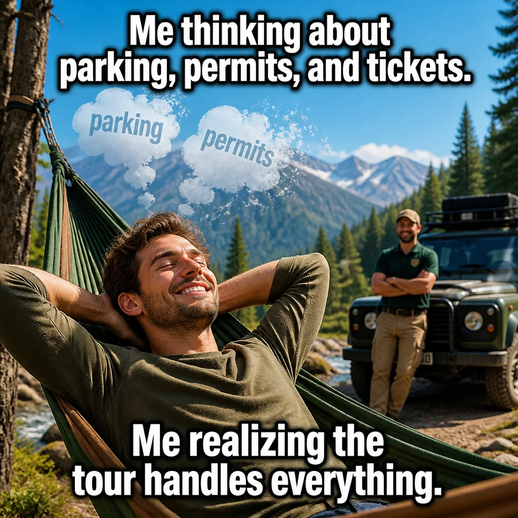 Tour Company meme ad example: The Logistics King