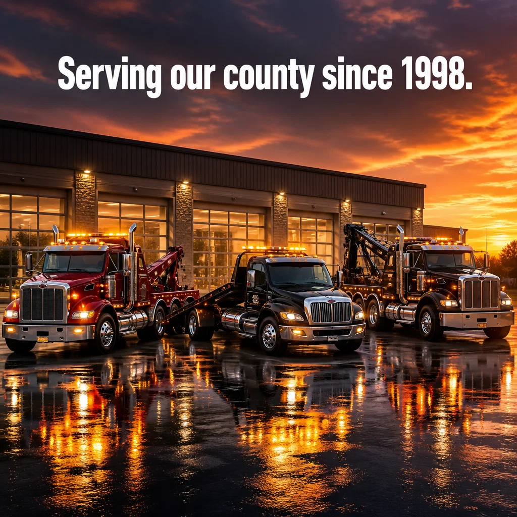Towing Company ad concept example: Local Fleet Pride