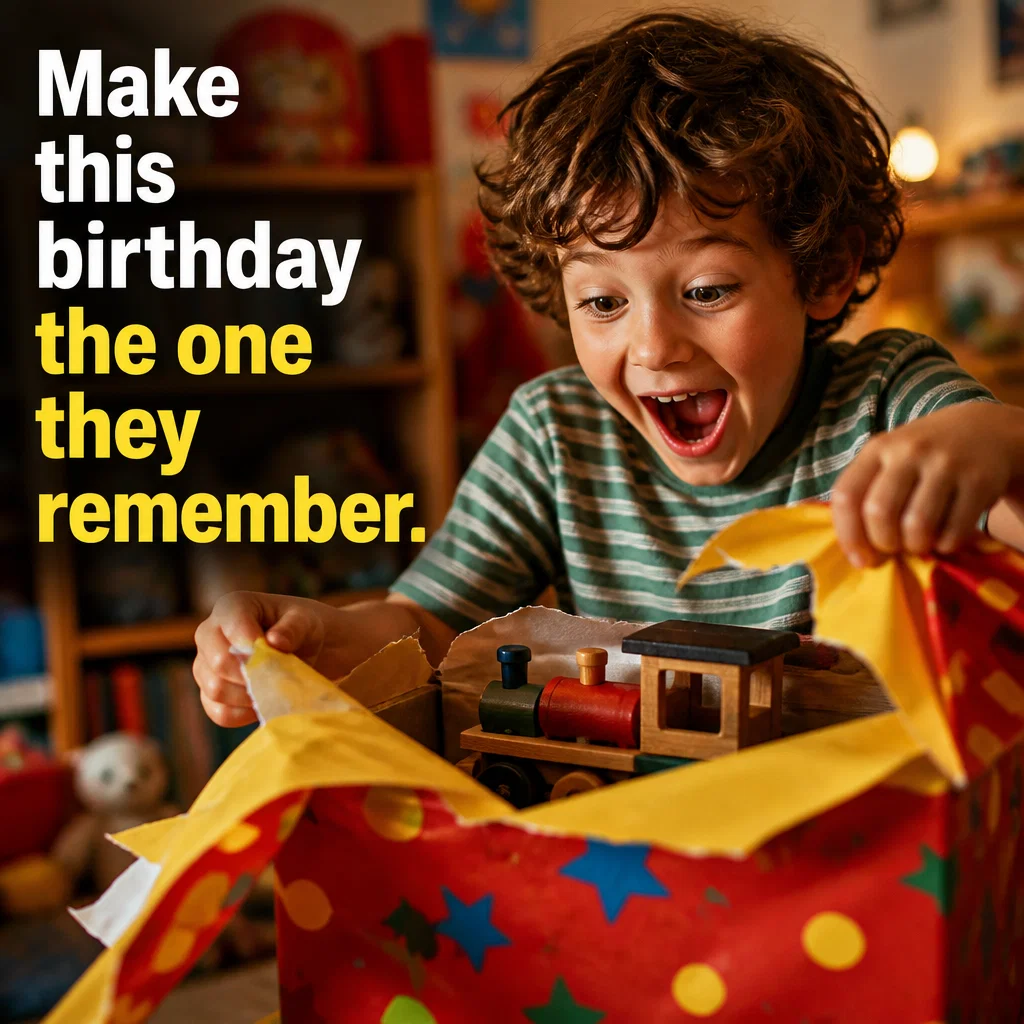 Toy Store ad concept example: The Big Reveal