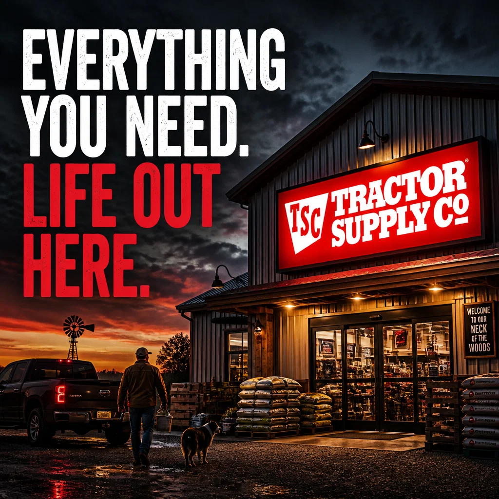 Tractor Supply ad concept example: The Retail Beacon