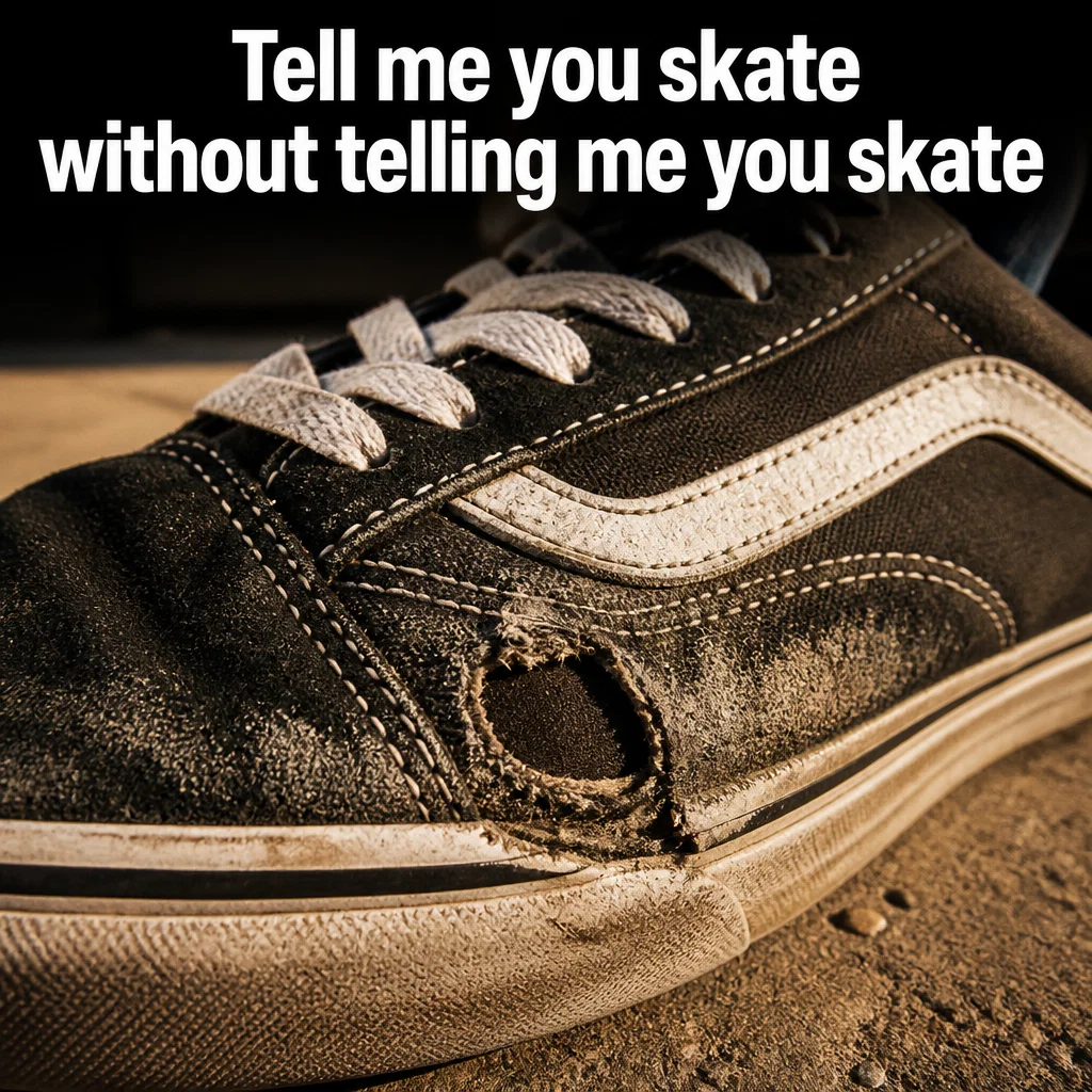 Vans meme ad example: The Skate Tax