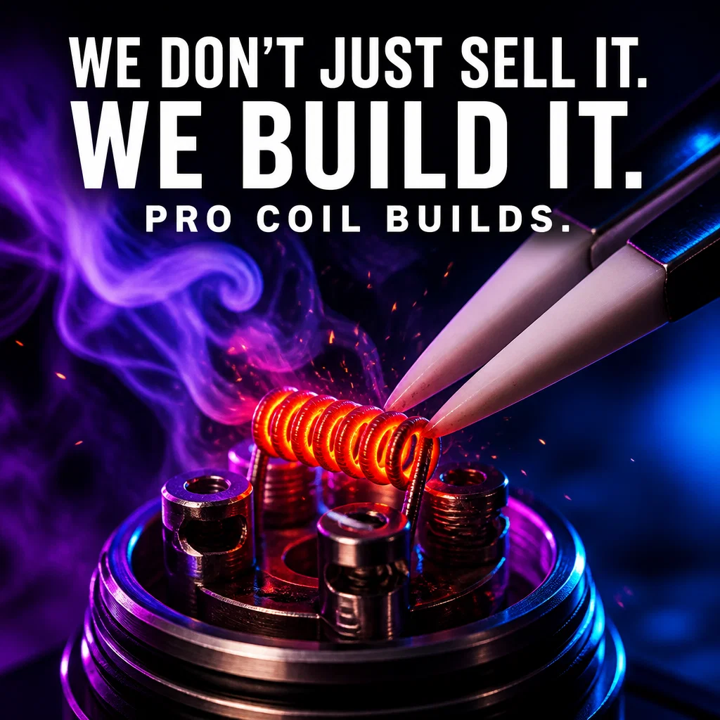 Vape Shop ad concept example: The Pro Setup