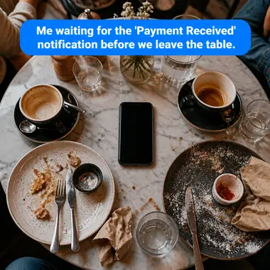 Venmo meme ad example: The Brunch Standoff