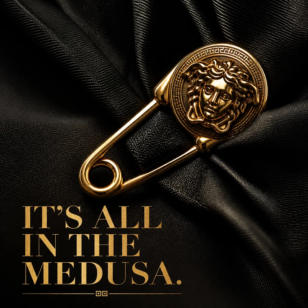 Versace ad concept example: The Hardware Detail