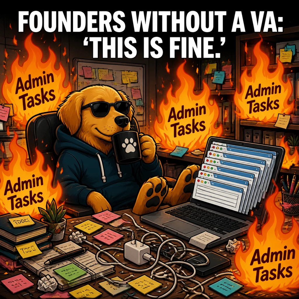 Virtual Assistant meme ad example: Everything is Fine