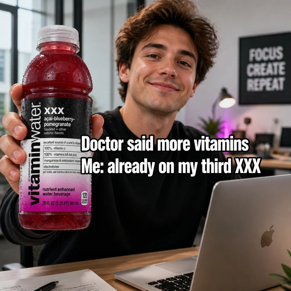 Vitaminwater meme ad example: Power Move