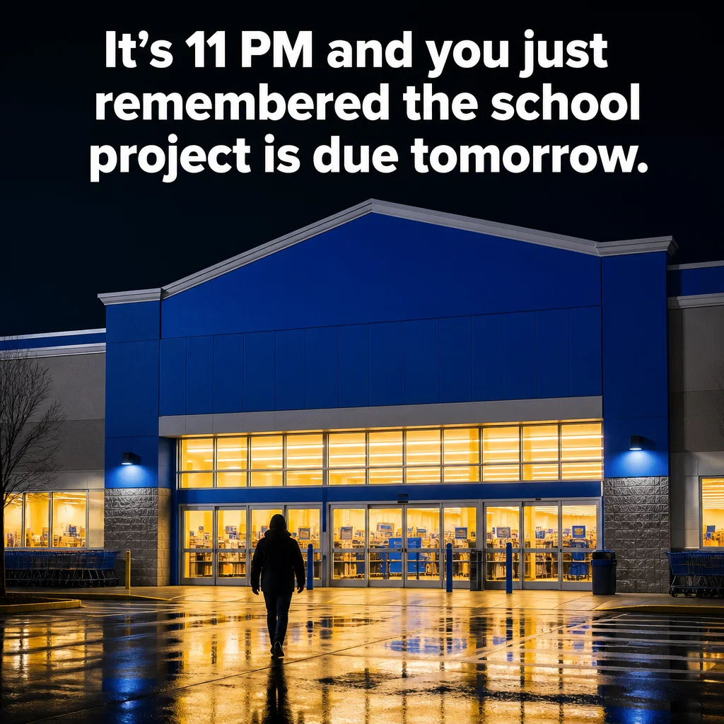 Walmart meme ad example: The Midnight Hero