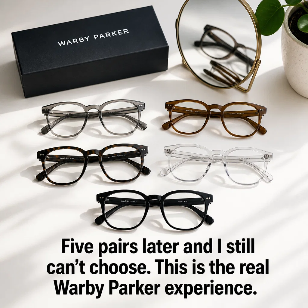 Warby Parker meme ad example: Try-On Truth