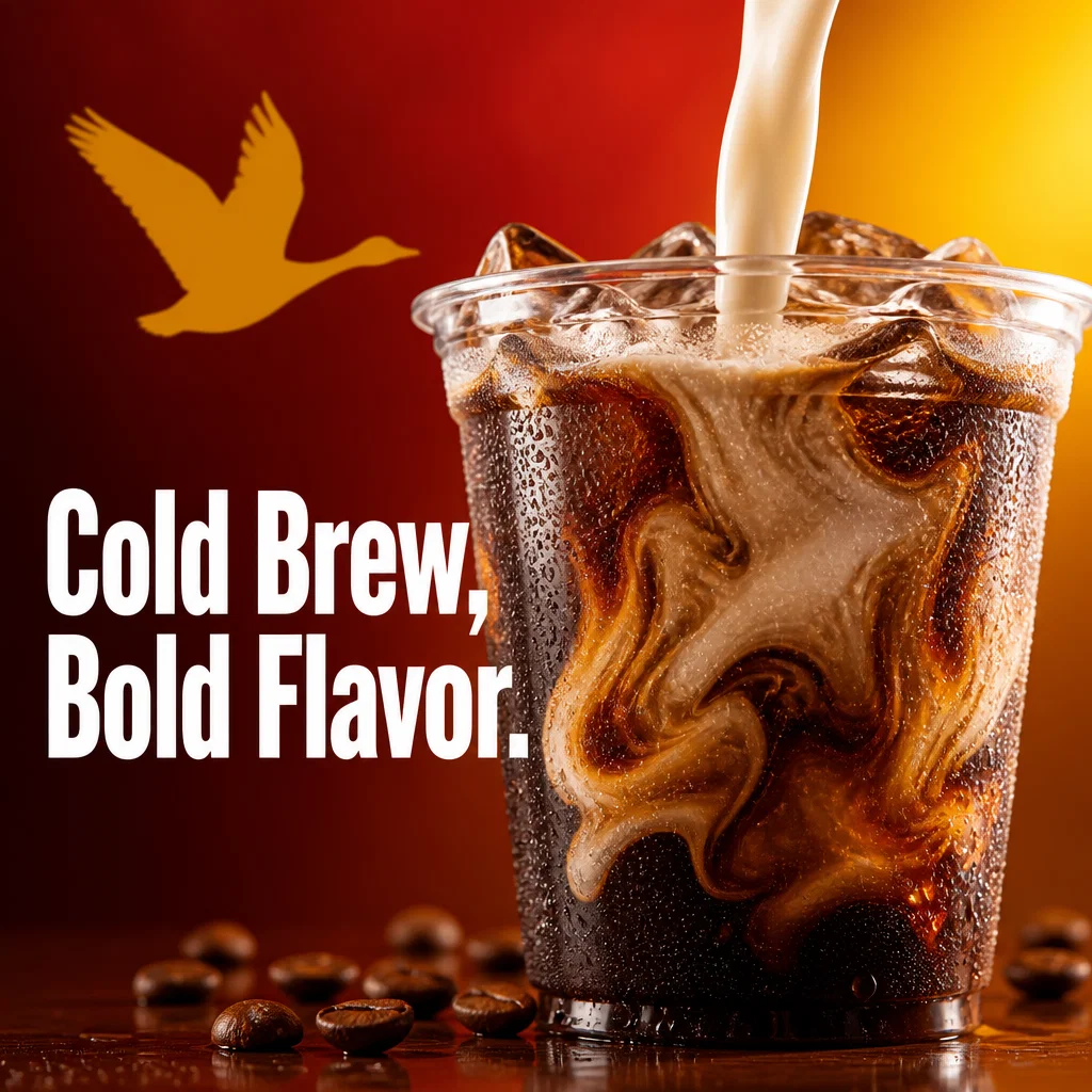 Wawa ad concept example: The Iced Coffee Swirl