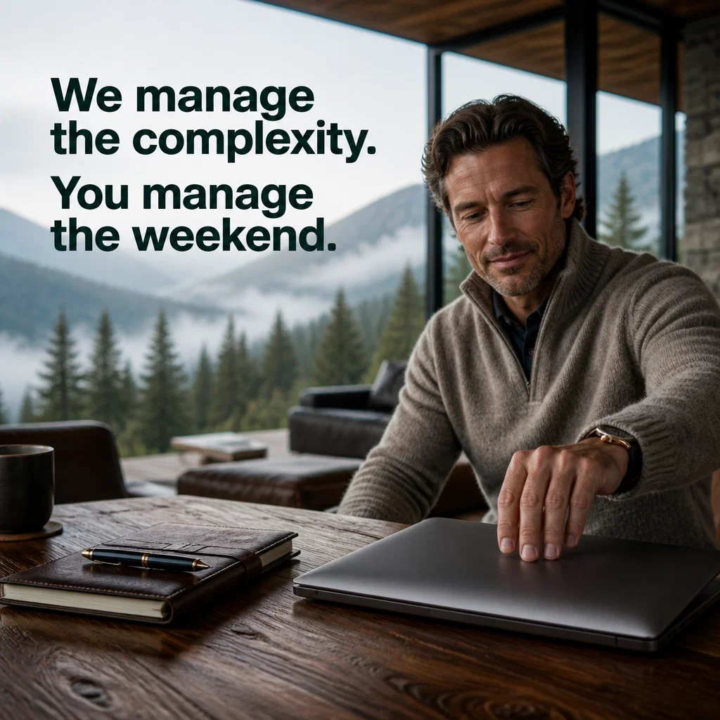 Wealth Management ad concept example: The Time Dividend