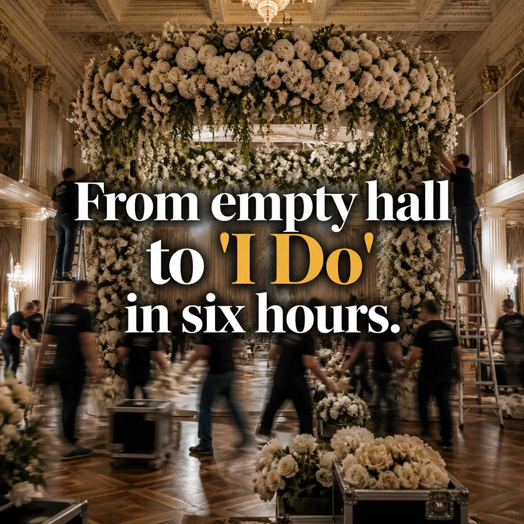 Wedding Planner ad concept example: The Midnight Transformation