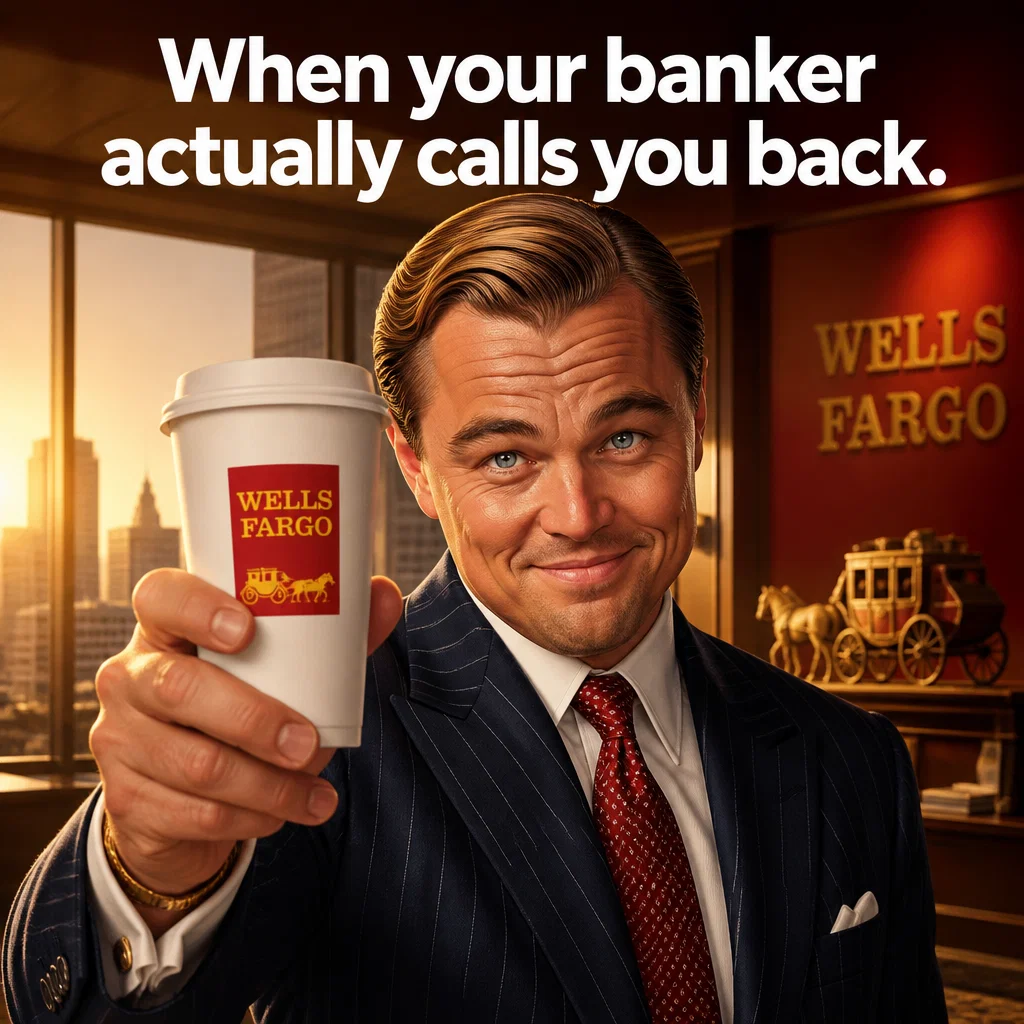 Wells Fargo meme ad example: The Financial Professional