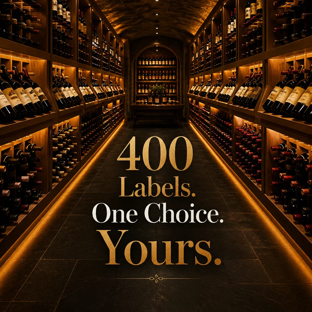Wine Bar ad concept example: The Reserve Cellar