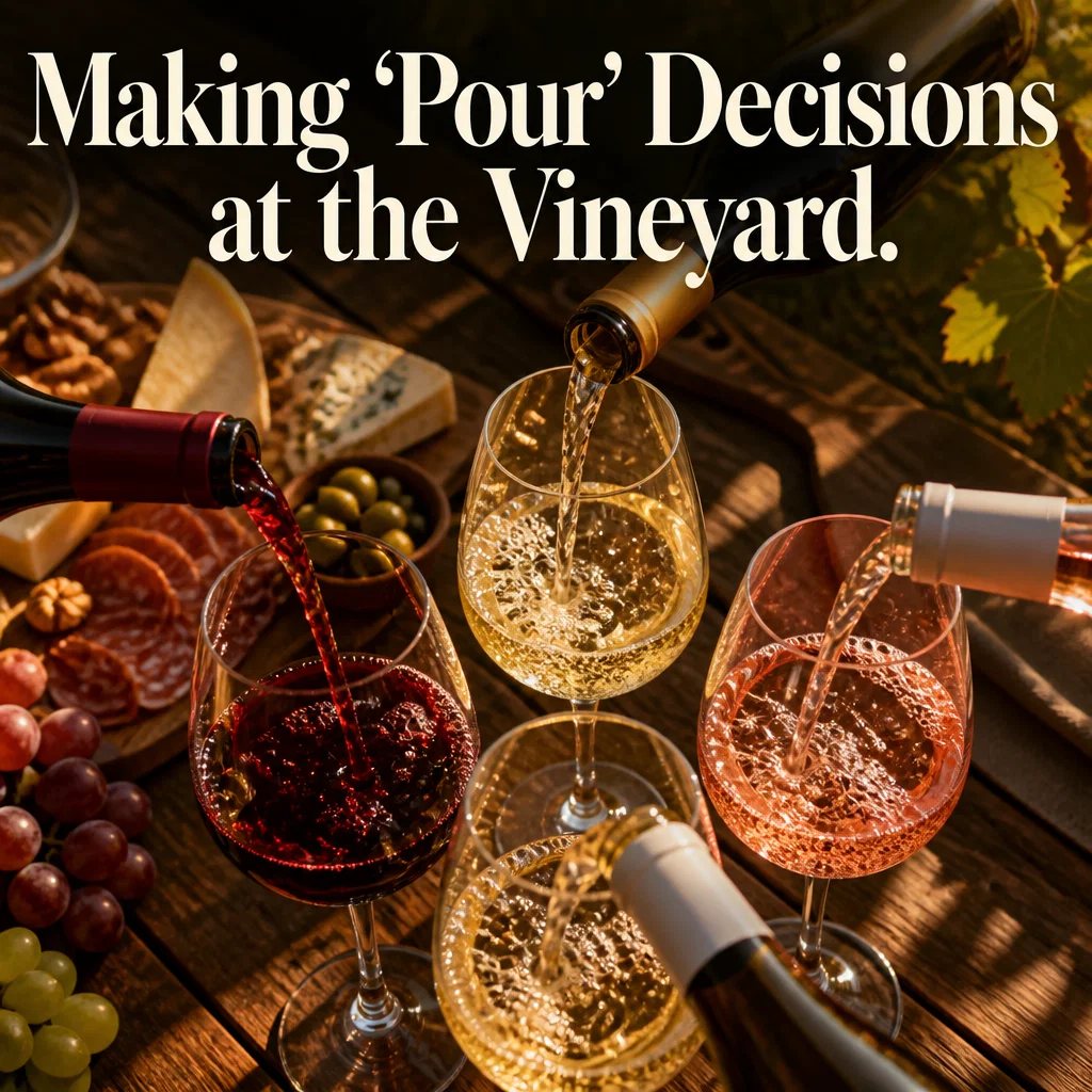 Wine Tasting meme ad example: The Pour Choice