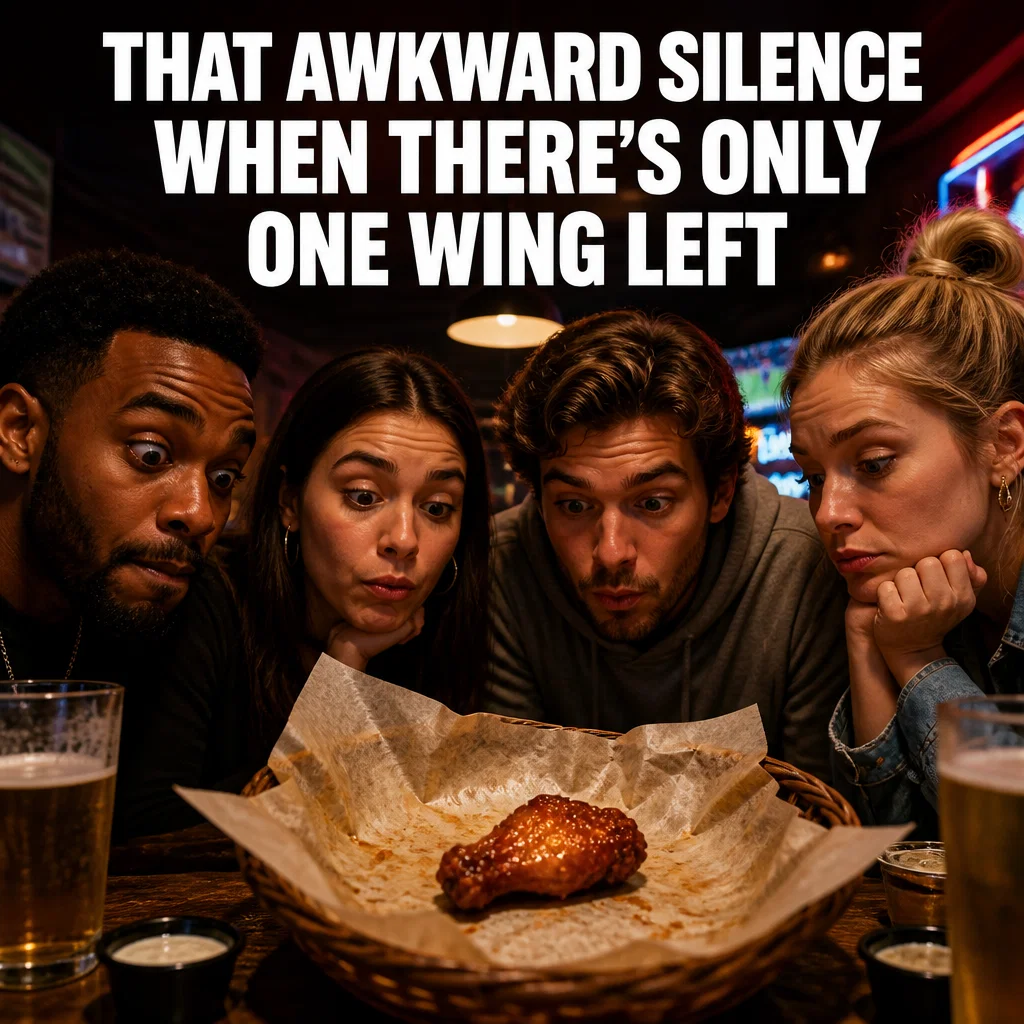 Wing Restaurant meme ad example: The Last Wing Stand-off