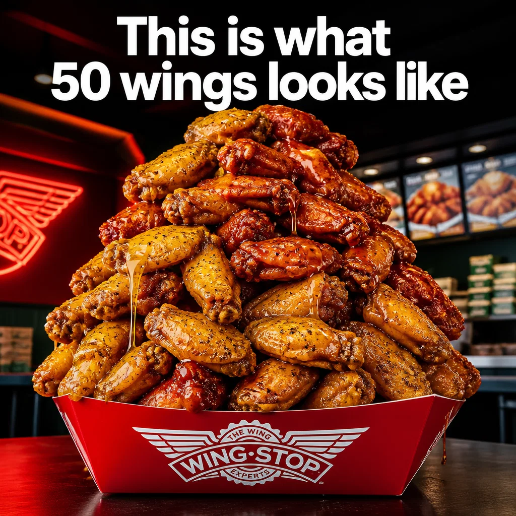 Wingstop ad concept example: Stack Attack