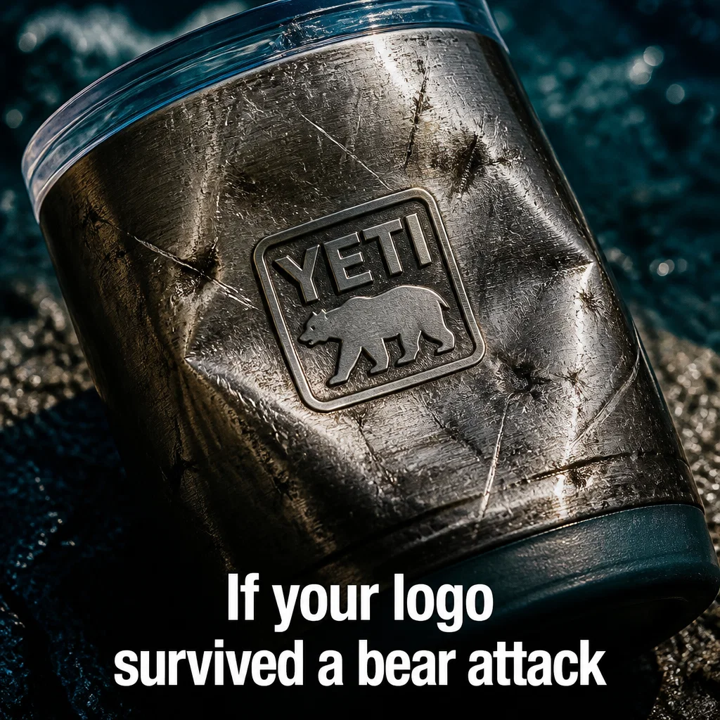 Yeti meme ad example: Logo Roast