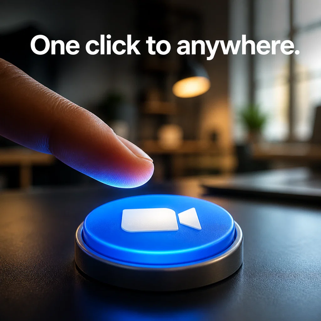 Zoom ad concept example: Instant Connection